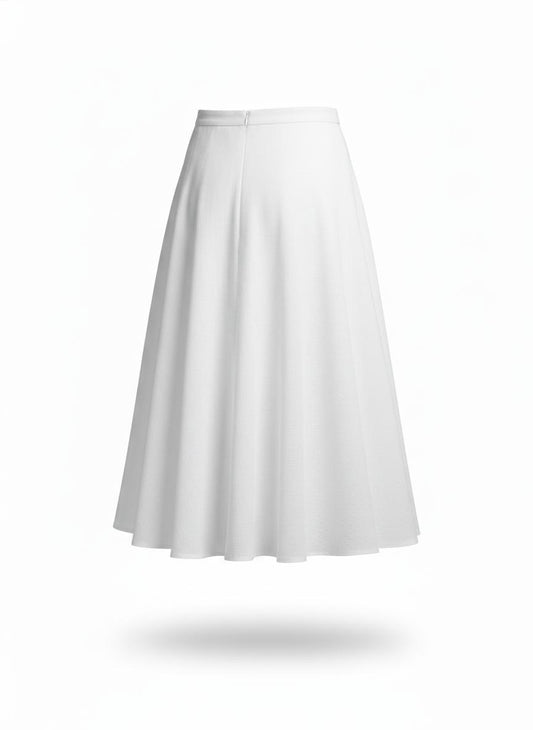 Women's White Spring Skirt