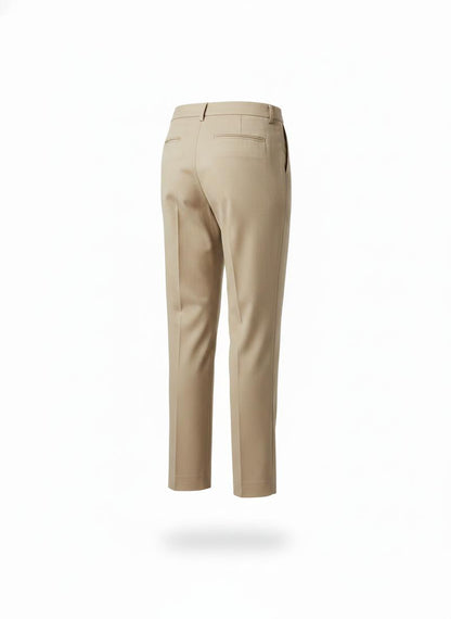 Women's Beige Straight Pants