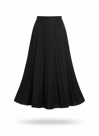 Women's Black Midi Skirt