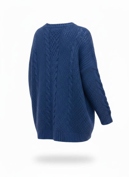 Women's Blue Knit Top