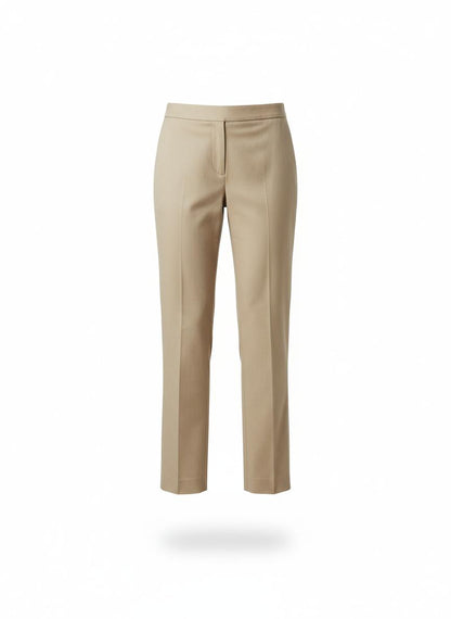 Women's Beige Straight Pants