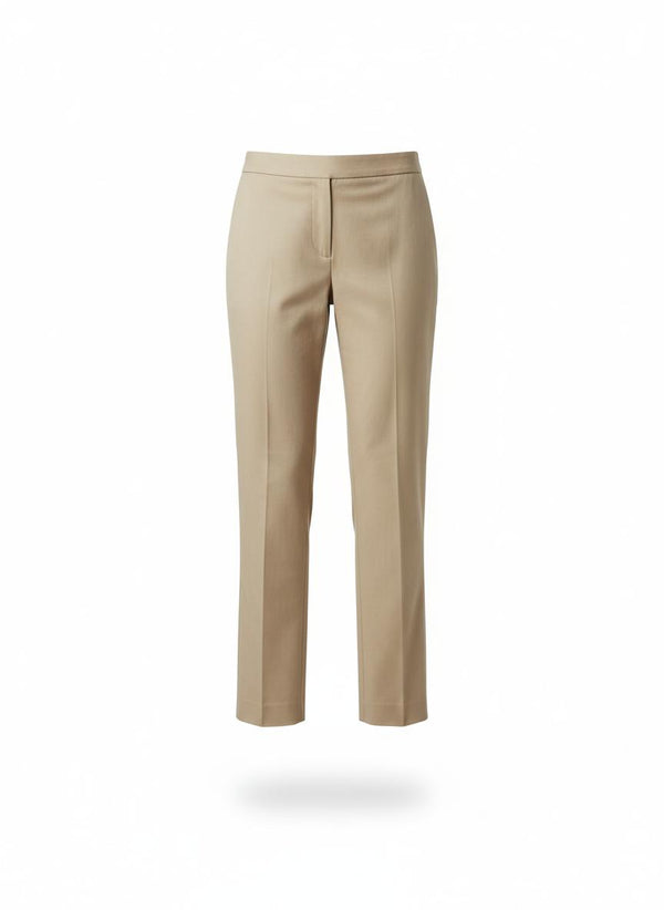 Women's Beige Straight Pants