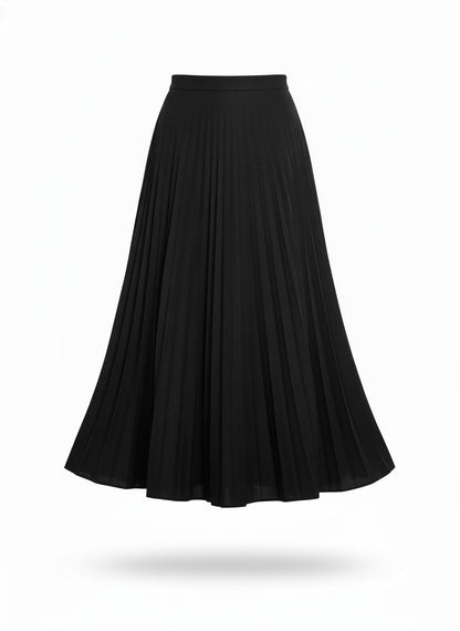 Women's Black Midi Skirt