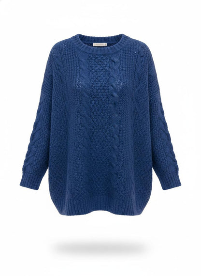 Women's Blue Knit Top